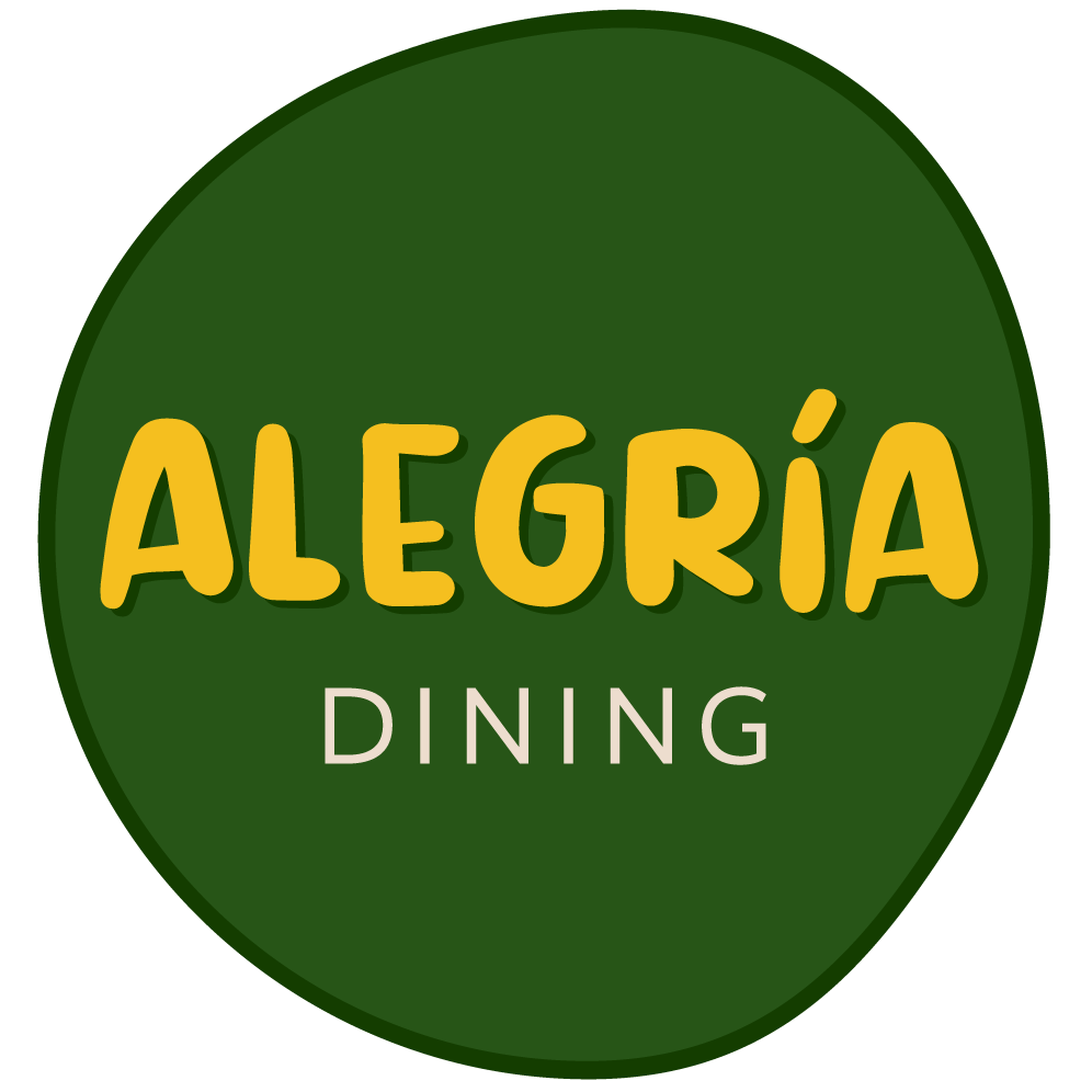 alegría dining logo private chef and catering service nosara